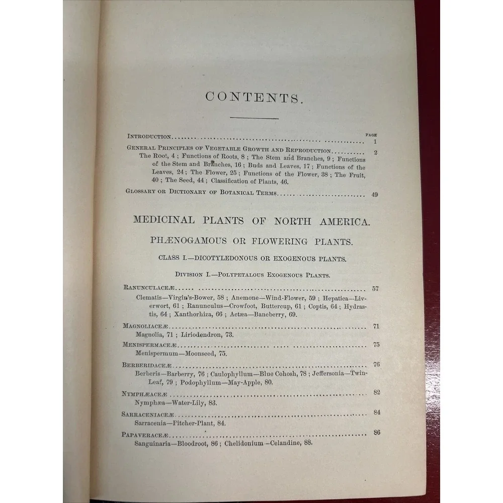 RARE A Manual of the Medical Botany of North America Laurence Johnson 1st E 1984